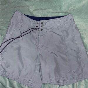 Patagonia Light Gray Shorts with Drawstring